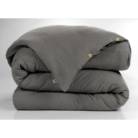 Housse de couette en gaze de coton - Collection Gaïa
