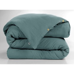 Housse de couette en gaze de coton - Collection Gaïa