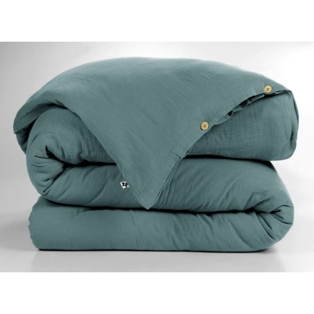 Housse de couette en gaze de coton - Collection Gaïa