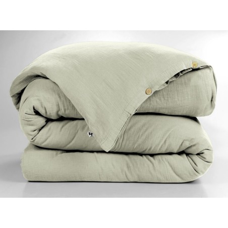 Housse de couette en gaze de coton - Collection Gaïa