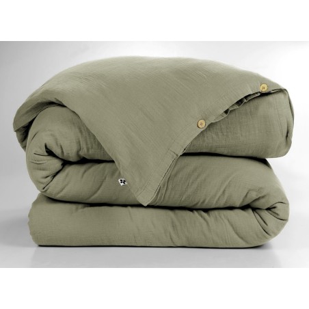 Housse de couette en gaze de coton - Collection Gaïa