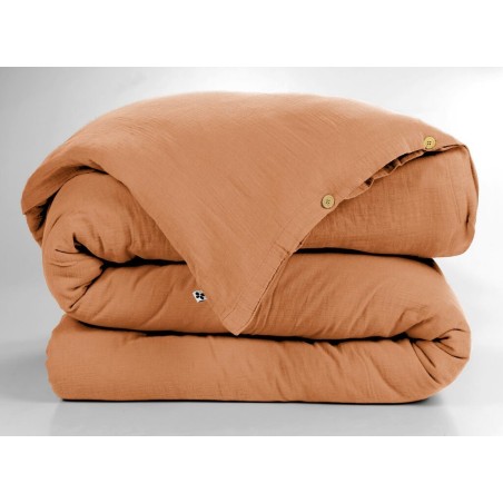 Housse de couette en gaze de coton - Collection Gaïa