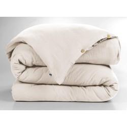 Housse de couette en gaze de coton - Collection Gaïa