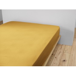 Drap housse en gaze de coton - Collection Gaïa