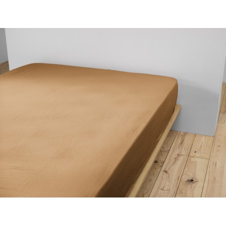 Drap housse en gaze de coton - Collection Gaïa