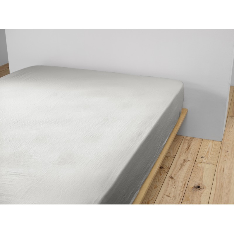 Drap housse en gaze de coton - Collection Gaïa