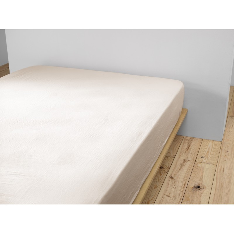 Drap housse en gaze de coton - Collection Gaïa