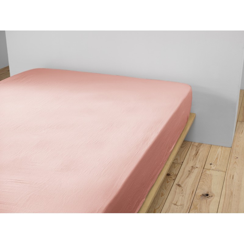 Drap housse en gaze de coton - Collection Gaïa