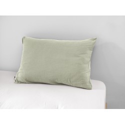 Taie d'oreiller en gaze de coton - Collection Gaïa