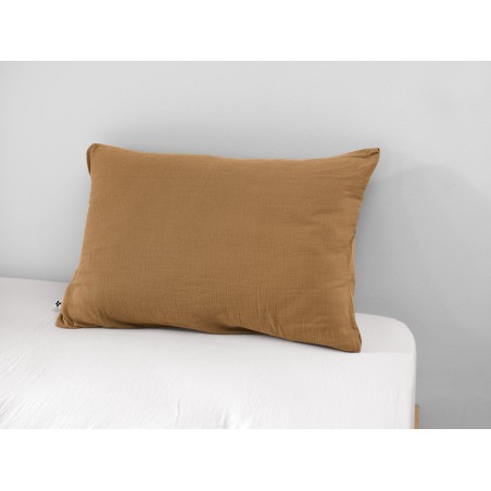 Taie d'oreiller en gaze de coton - Collection Gaïa