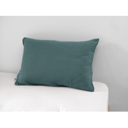 Taie d'oreiller en gaze de coton - Collection Gaïa