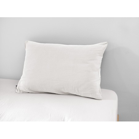 Taie d'oreiller en gaze de coton - Collection Gaïa