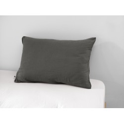 Taie d'oreiller en gaze de coton - Collection Gaïa