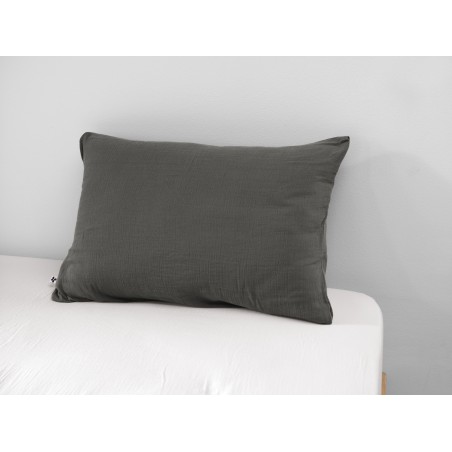 Taie d'oreiller en gaze de coton - Collection Gaïa