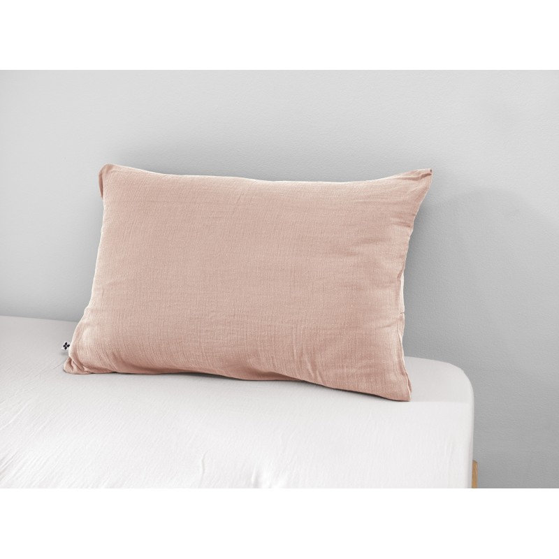 Taie d'oreiller en gaze de coton - Collection Gaïa