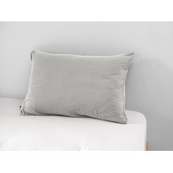 Taie d'oreiller en gaze de coton - Collection Gaïa