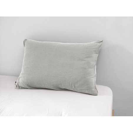 Taie d'oreiller en gaze de coton - Collection Gaïa