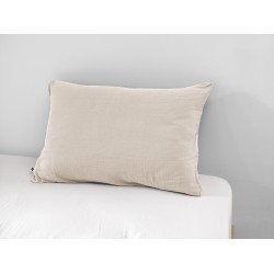 Taie d'oreiller en gaze de coton - Collection Gaïa