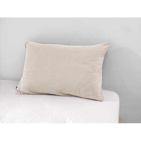 Taie d'oreiller en gaze de coton - Collection Gaïa