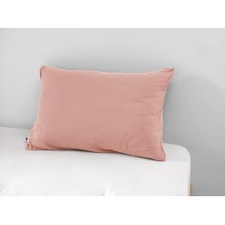 Taie d'oreiller en gaze de coton - Collection Gaïa