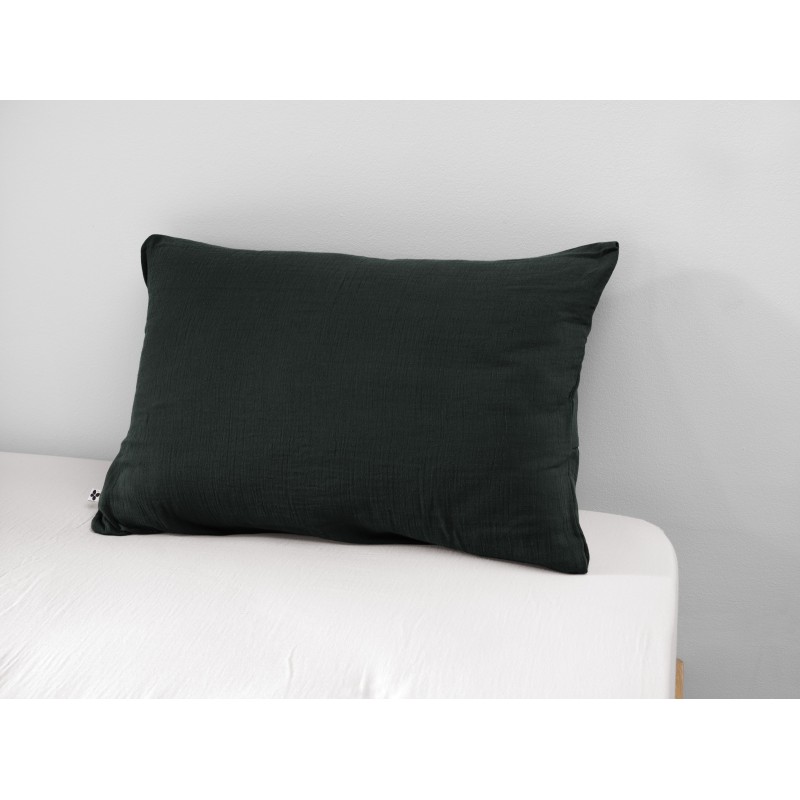 Taie d'oreiller en gaze de coton - Collection Gaïa