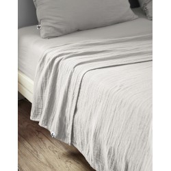 Drap plat en gaze de coton - Collection Gaïa
