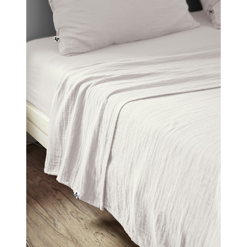 Drap plat en gaze de coton - Collection Gaïa