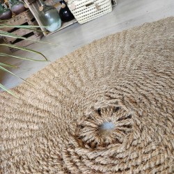 Scourtin rond naturel - 120 cm