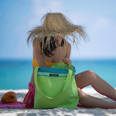Grand sac de plage en Kikoy