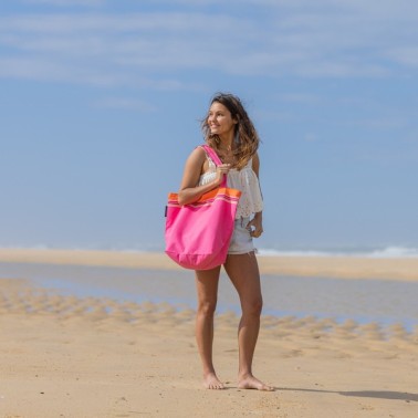 Grand sac de plage en Kikoy